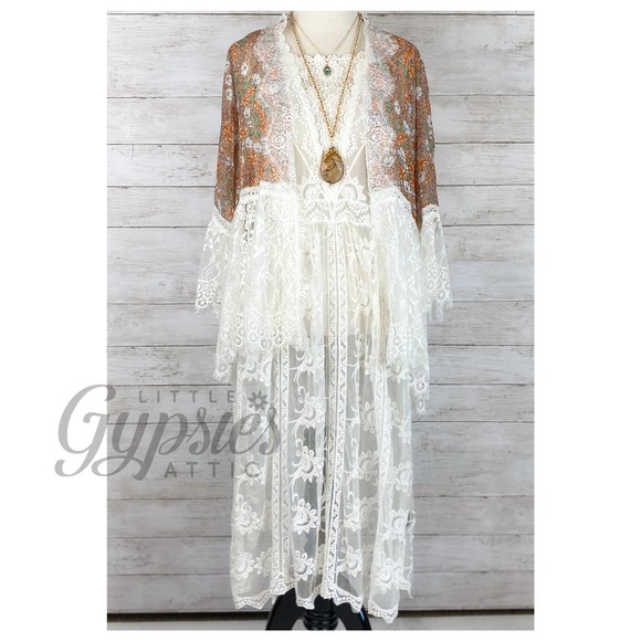 POL Antique Lace Romance Midi Dress - Picture 11 of 12